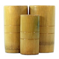 Bamboo Cupping Kit (Three Pieces) - Different Sizes: Large, Medium and Small